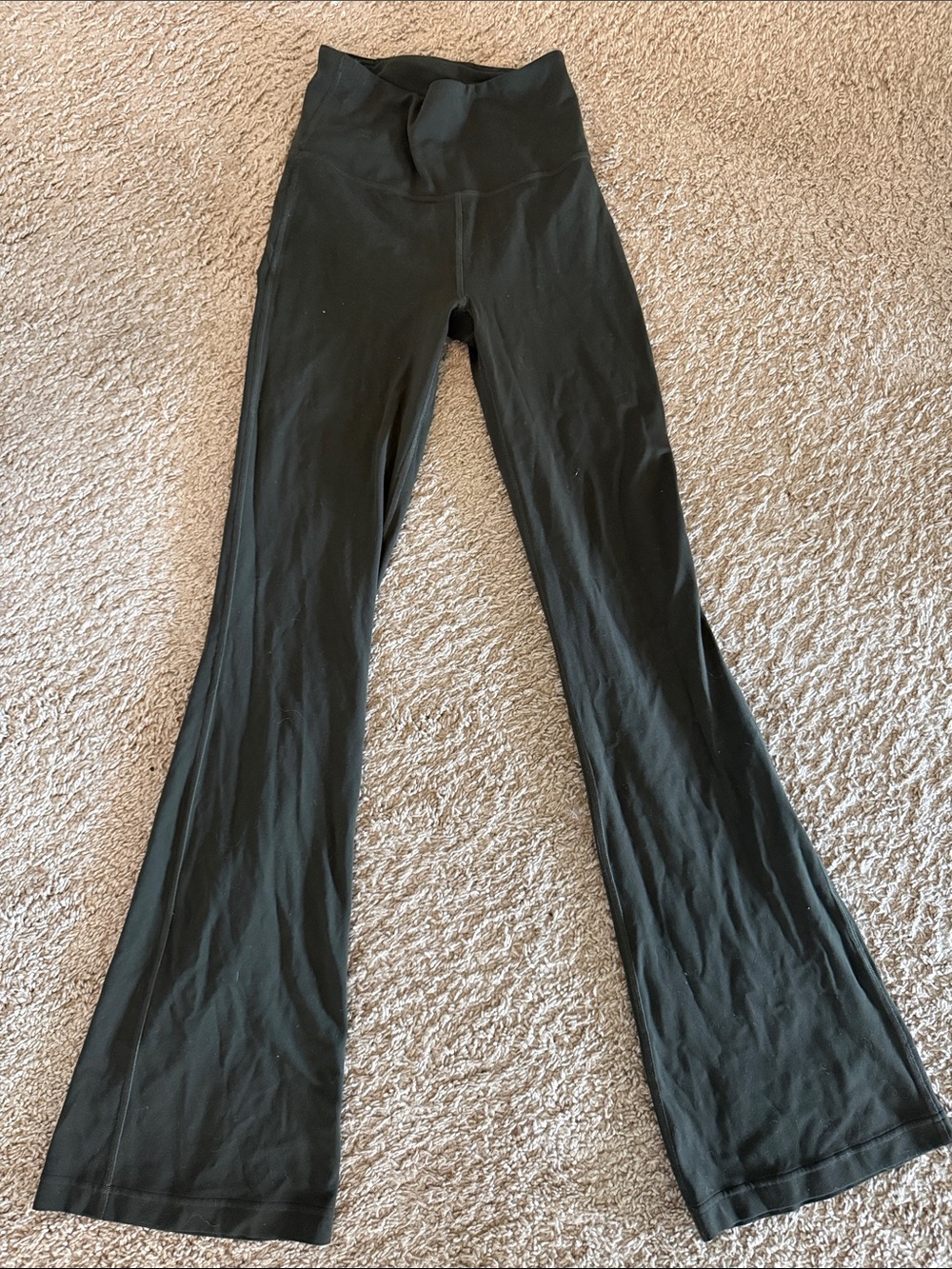 Lululemon green Flared Yoga Pants - Stretch Waistband